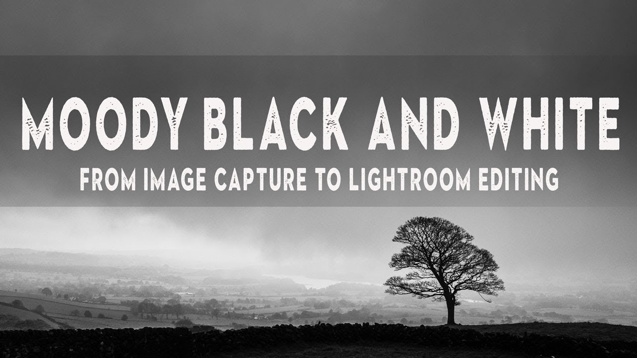Creating Mood in Landscape Photography | LIGHTROOM tutorial for dramatic B&W photos