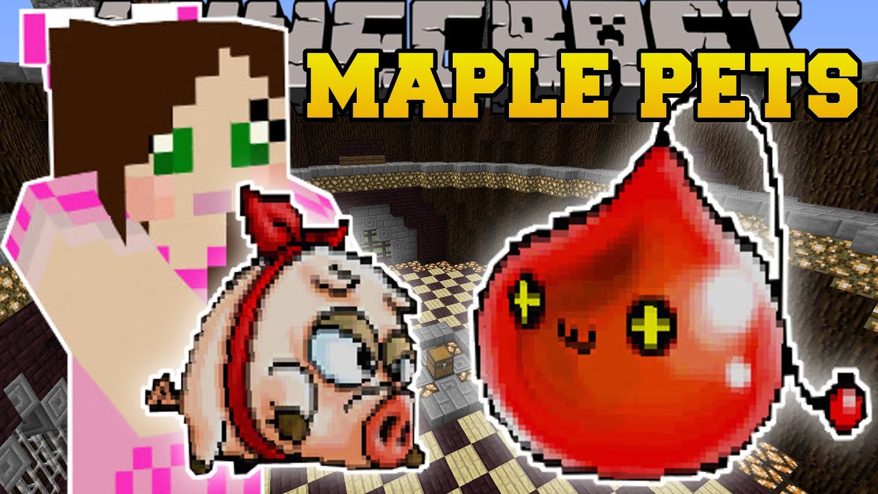 Minecraft: MAPLE PETS (TOO MANY EPIC PETS!) Mod Showcase