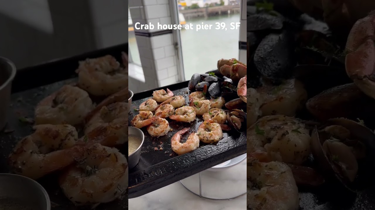 Dungeness crab with a subtle hint of Golden Gate Bridge view, SF. 