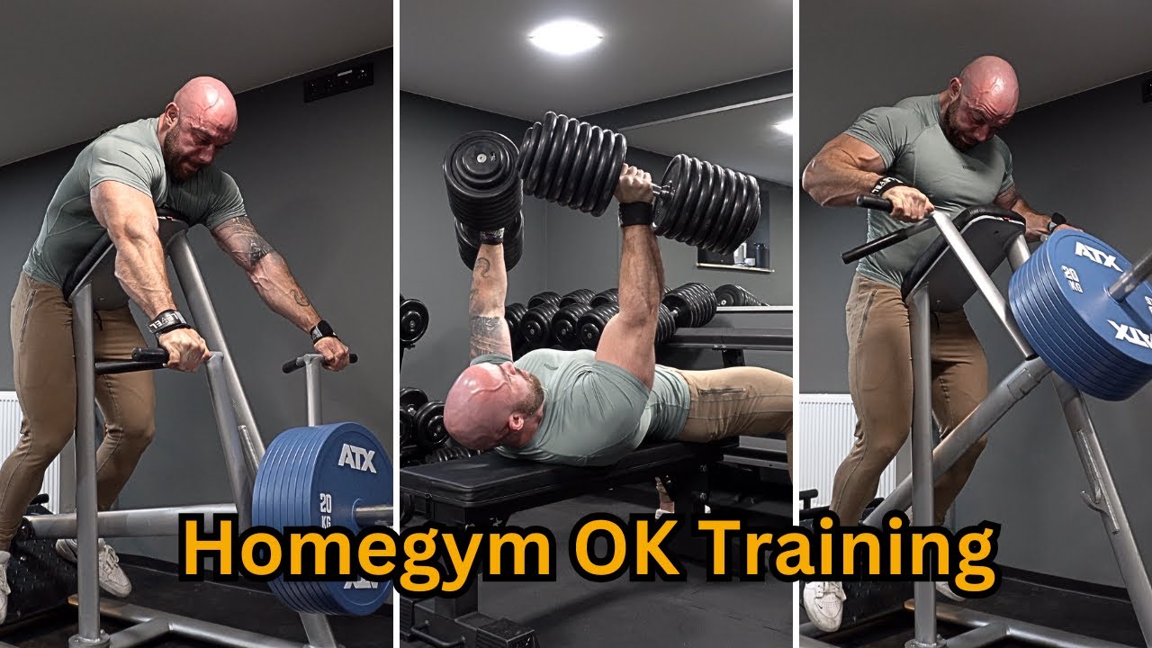 Low Volume OK Training (160kg T-Bar, 75kg Kurzhantel BD)