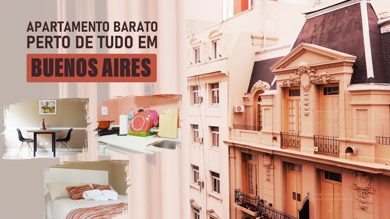 Conhe&ccedil;a um Apartamento barato do Airbnb no centro de Buenos Aires