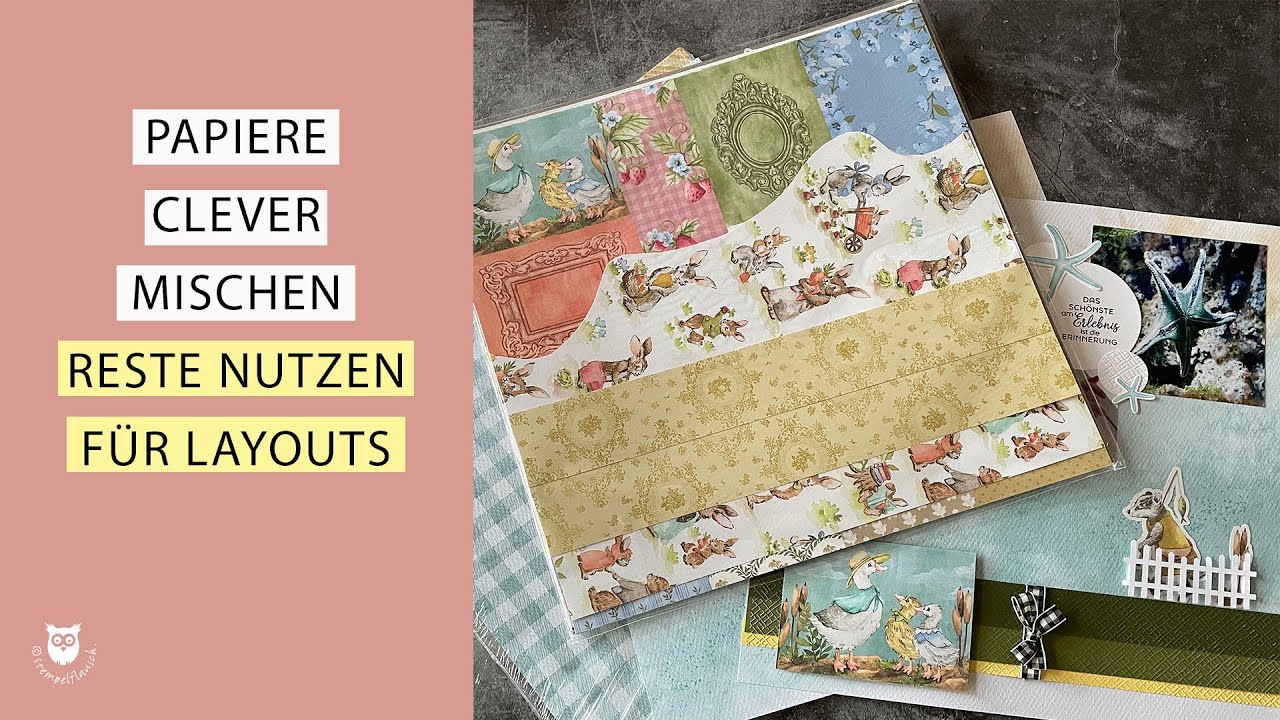 Scrapbooking Papier-Crossover