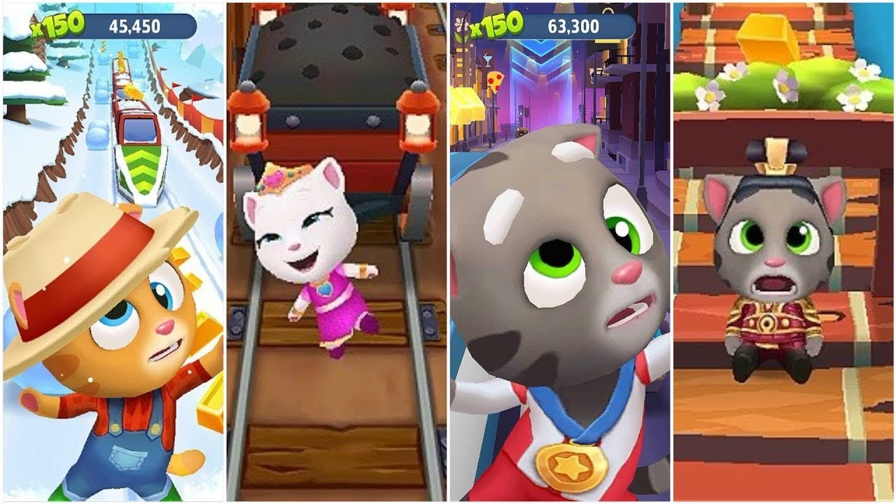 Talking Tom Gold Run - All Best Funny Fails