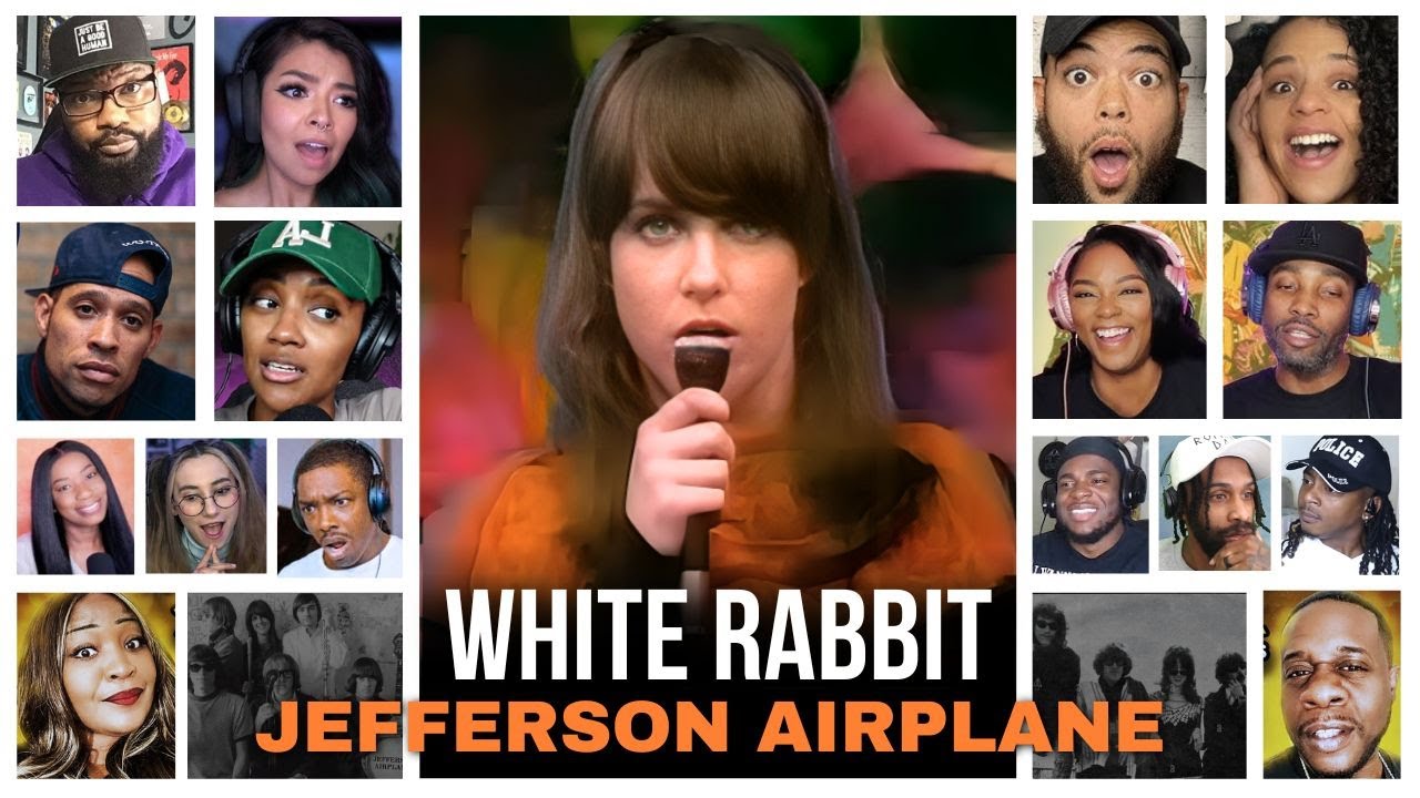Jefferson Airplane - White Rabbit - REACTION COMPLILATION