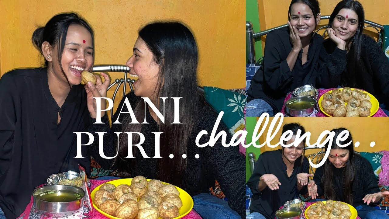 Pani puri challenge ❤️📸✨📎#challenge #food 