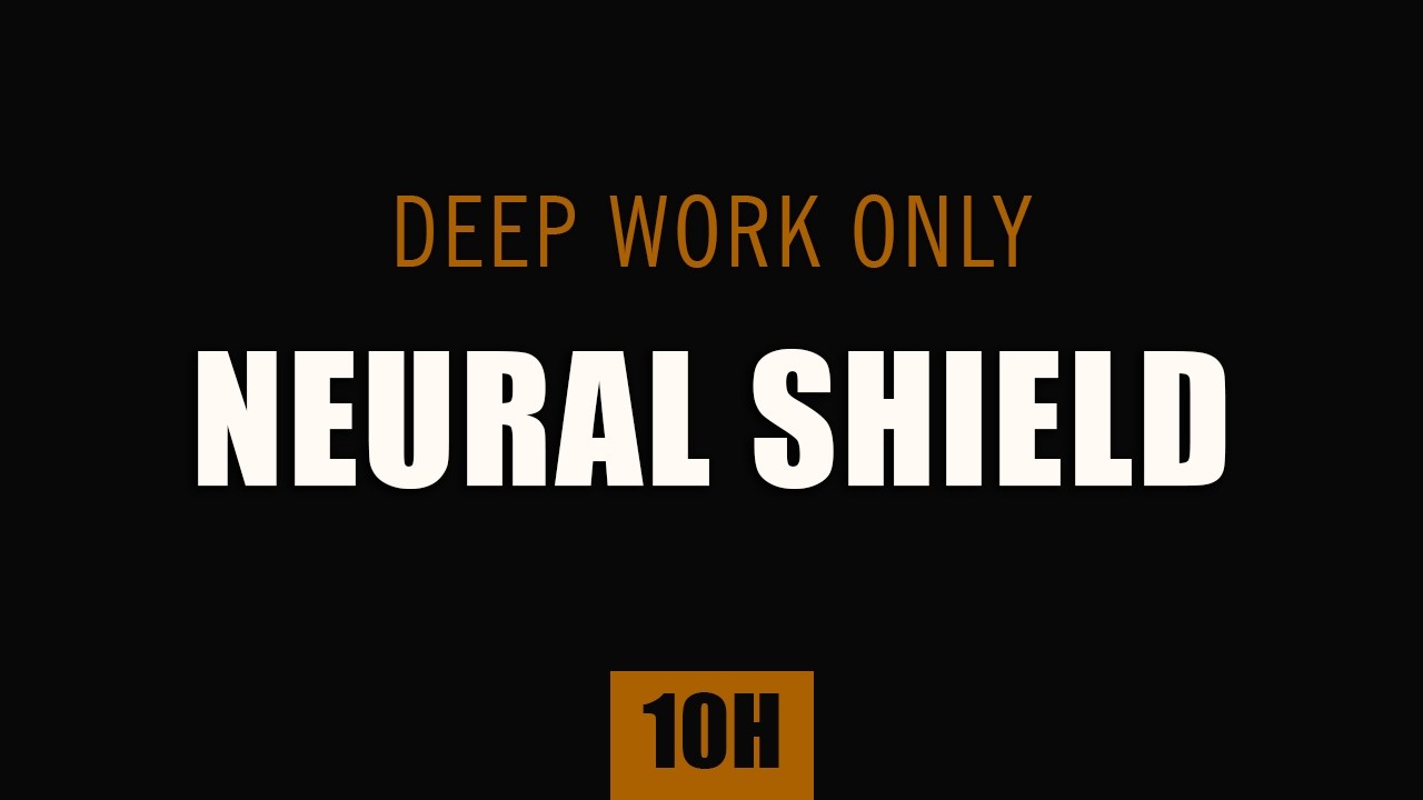 10 hours Braun Noise For Deep Focus, Sleep & Relax (Black Screen)