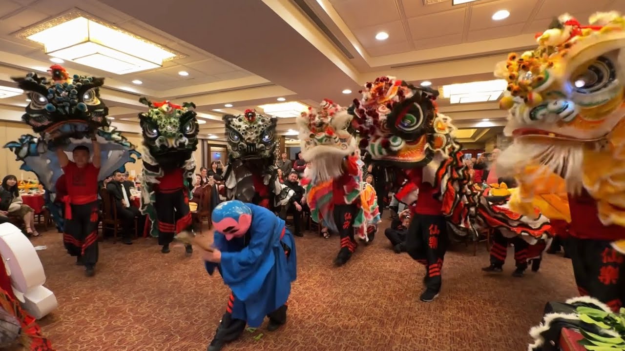 Sifu Jeff Chan's 90th Birthday Celebration: Lau Bei and the Five Tiger Generals Lion Dance Blessing