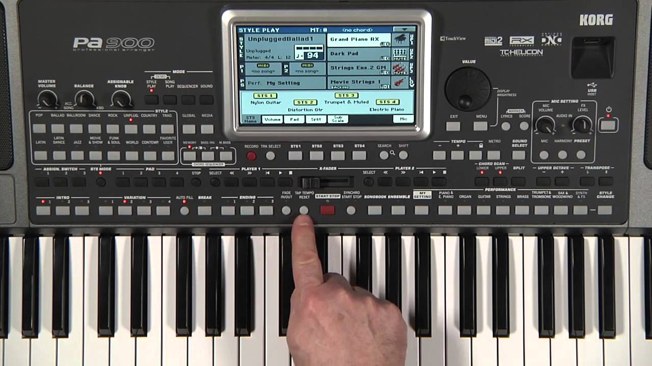 1 - KORG Pa900 - Manuel vidéo : Introduction et Navigation (La Boite Noire)