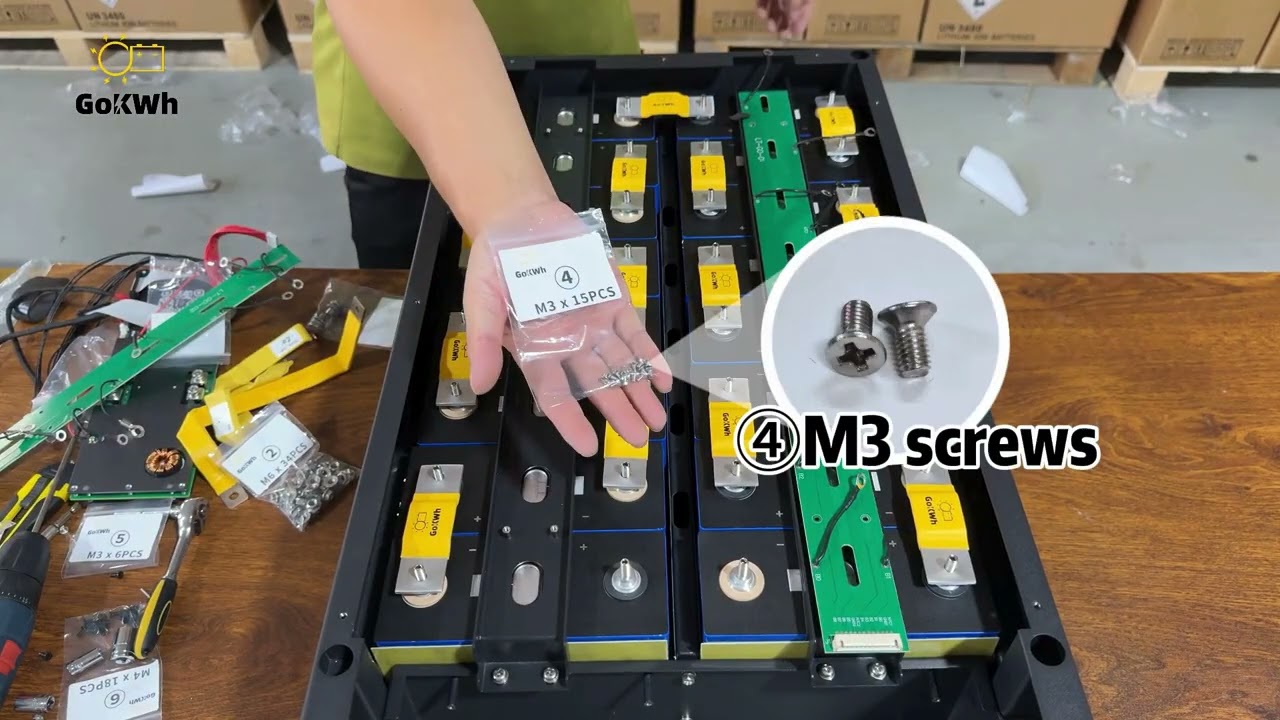 GoKWh 48V DIY Kits Box with Smart 16S 200A BMS-DIY Guide