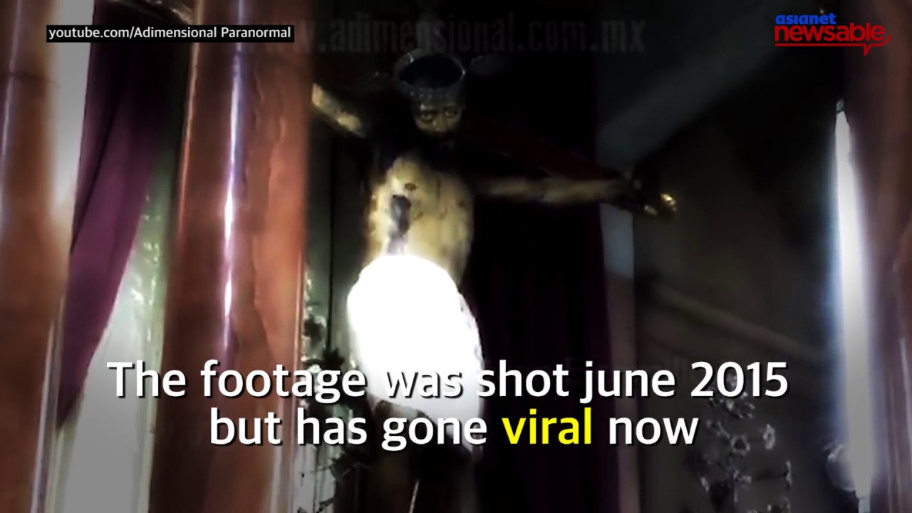 Watch: Jesus statue miraculously opens eyes during church mass
