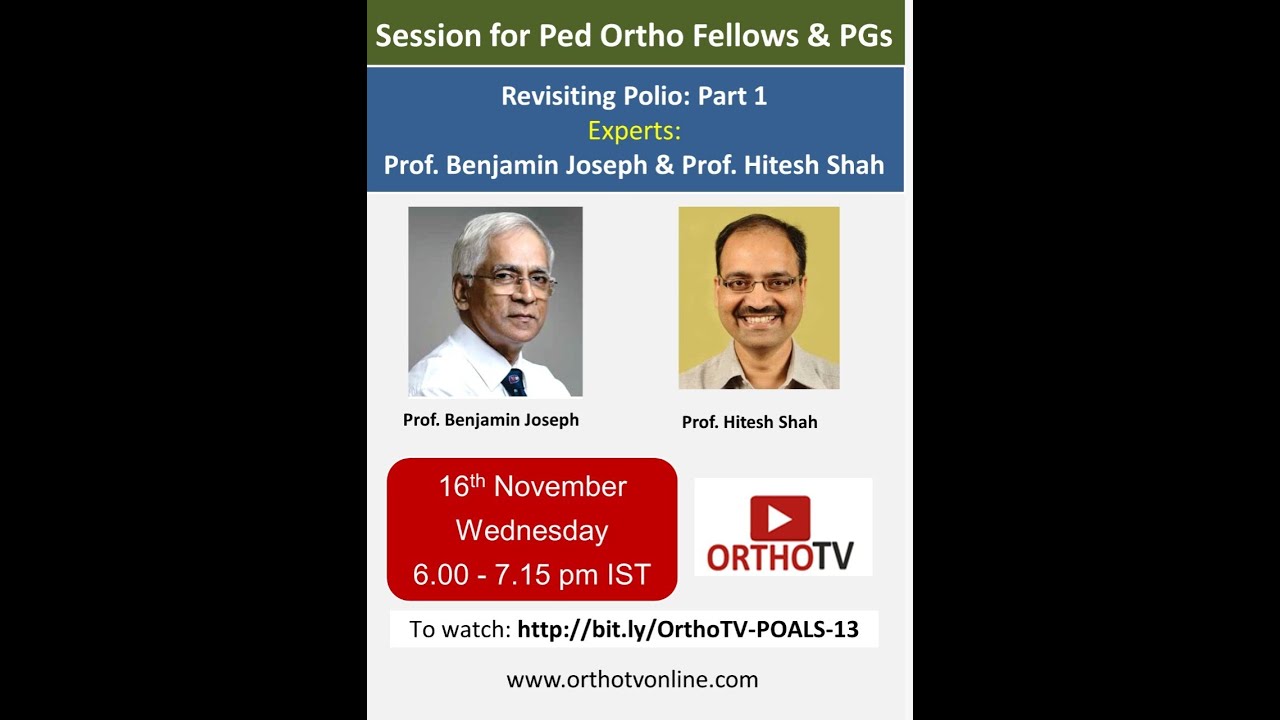 Session for Ped Ortho Fellows & PGs