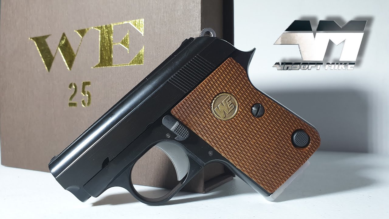 WE CT25 / COLT JUNIOR 25 ACP Gas Blowback / Airsoft Unboxing Review