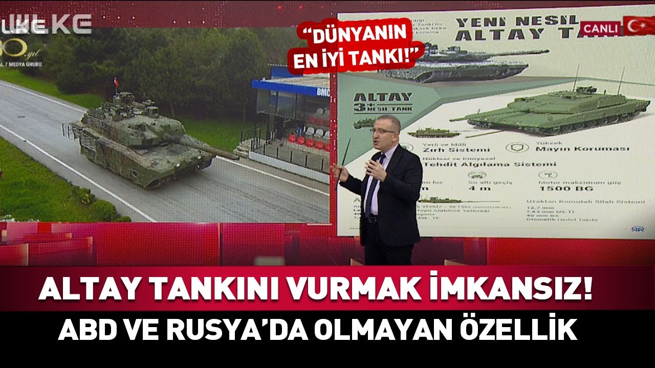 Altay Tankına Rusya ve ABD'de Olmayan Özellik... Artık Vurulması İmkansız! #haber