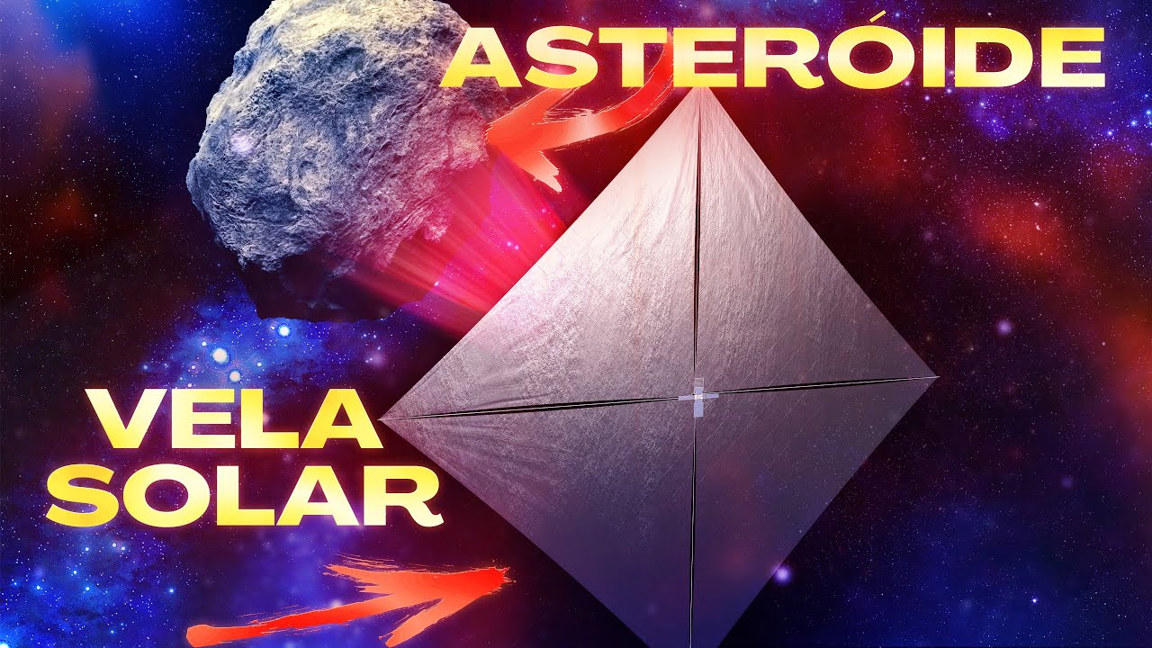 O sat&eacute;lite com uma VELA SOLAR que vai de carona na Artemis I