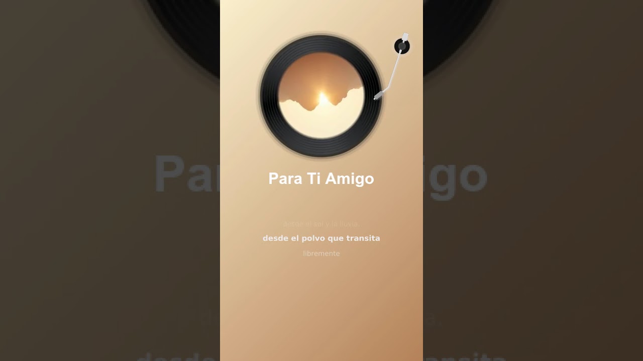 Para Ti Amigo
