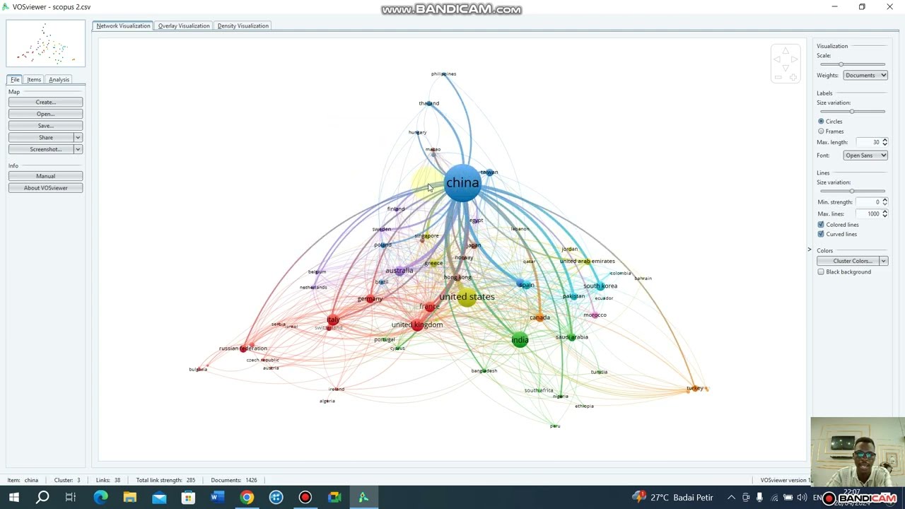 Techniques to analyse Scopus CSV/RIS data by Vosviewer. خطوات تحليل الاوراق الاسكوبس باستخدام فسيووا