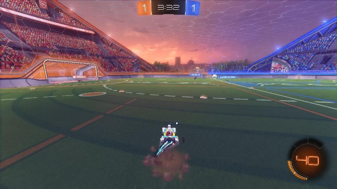 Играем с Хакери -Rocket league!!!!
