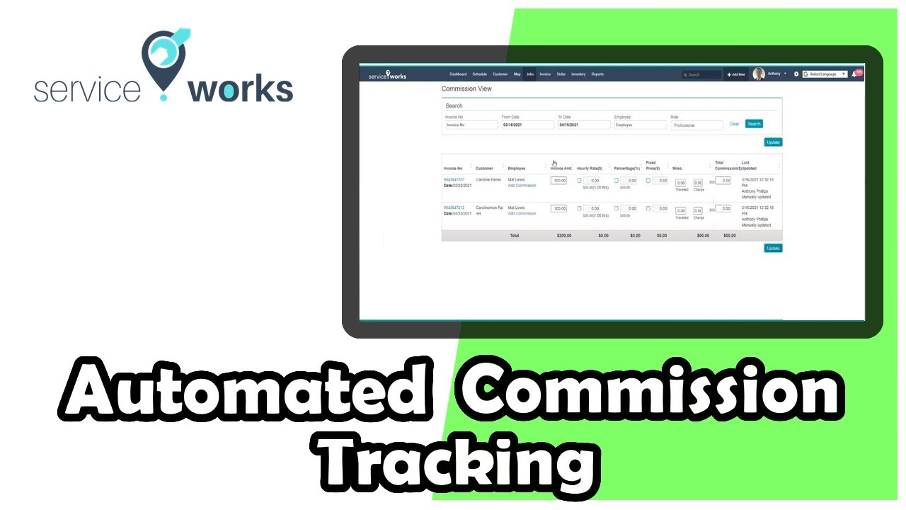 Automated Commission Tracking