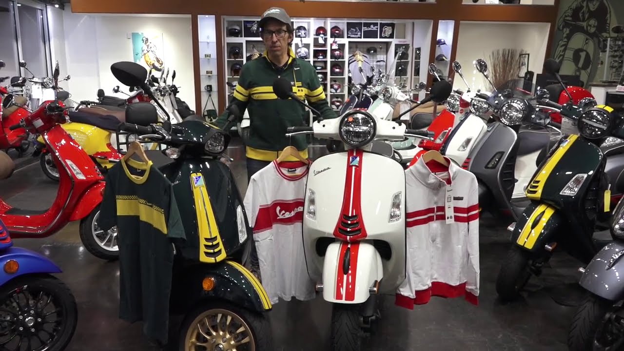 New Official Vespa Racing 60's Apparel Available from Scooterwest.com
