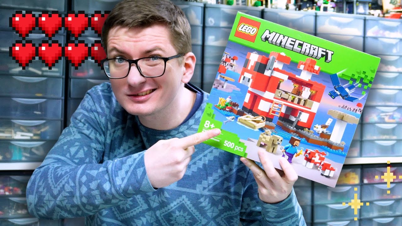 GRZYBOWA KROWA 🍄 LEGO MINECRAFT 21270 / RECENZJA