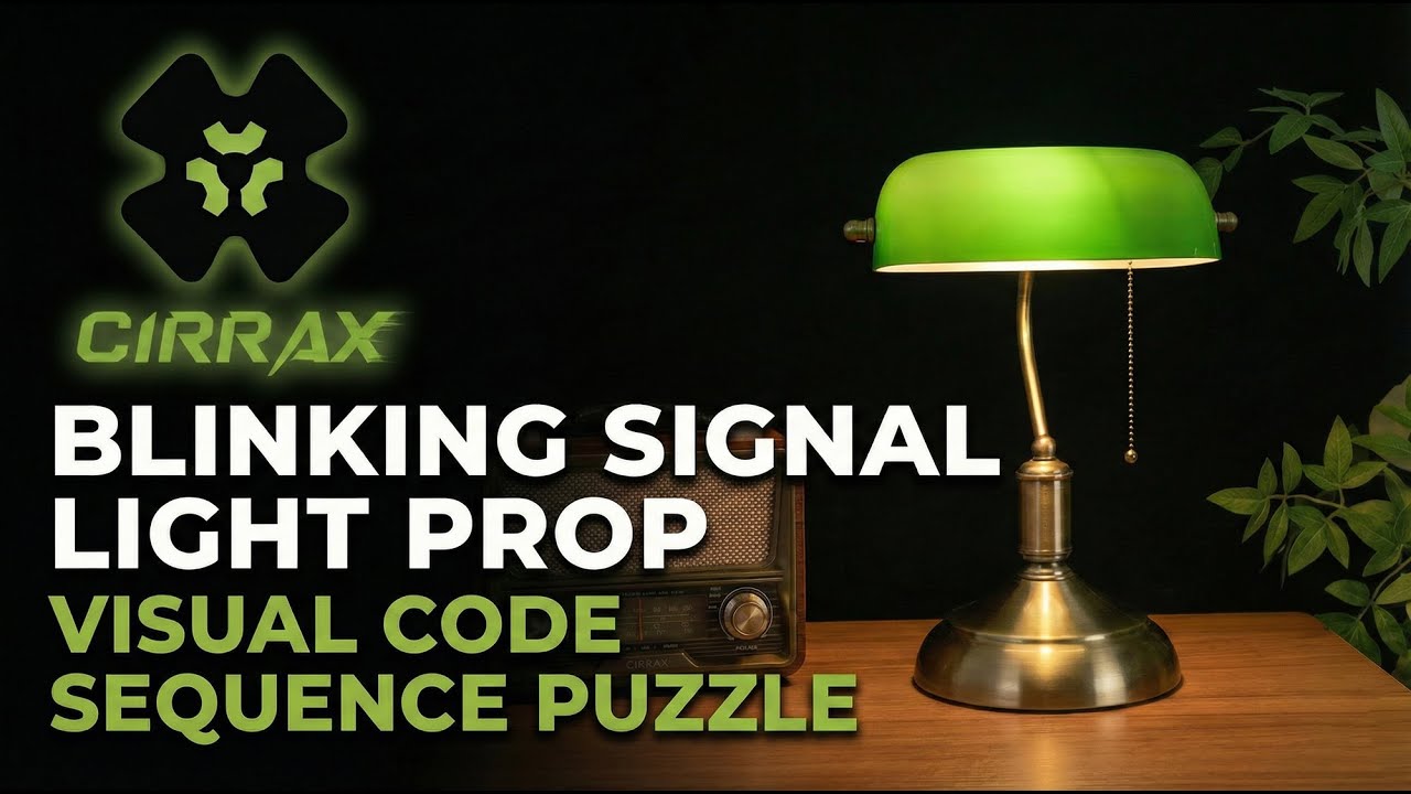 Blinking Signal Light Prop | Visual Code Sequence Puzzle(RP101)