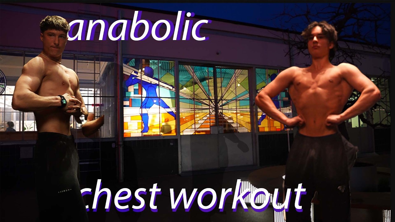 anabolic chest workout / langs upfront