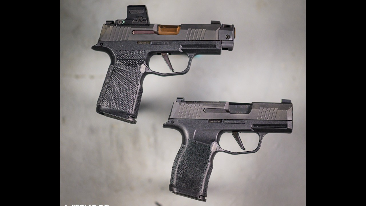 Custom SIG SAUER P365 Build vs Stock | Ramjet Bronze Comp, Wilson Combat Grip & Holosun EPS