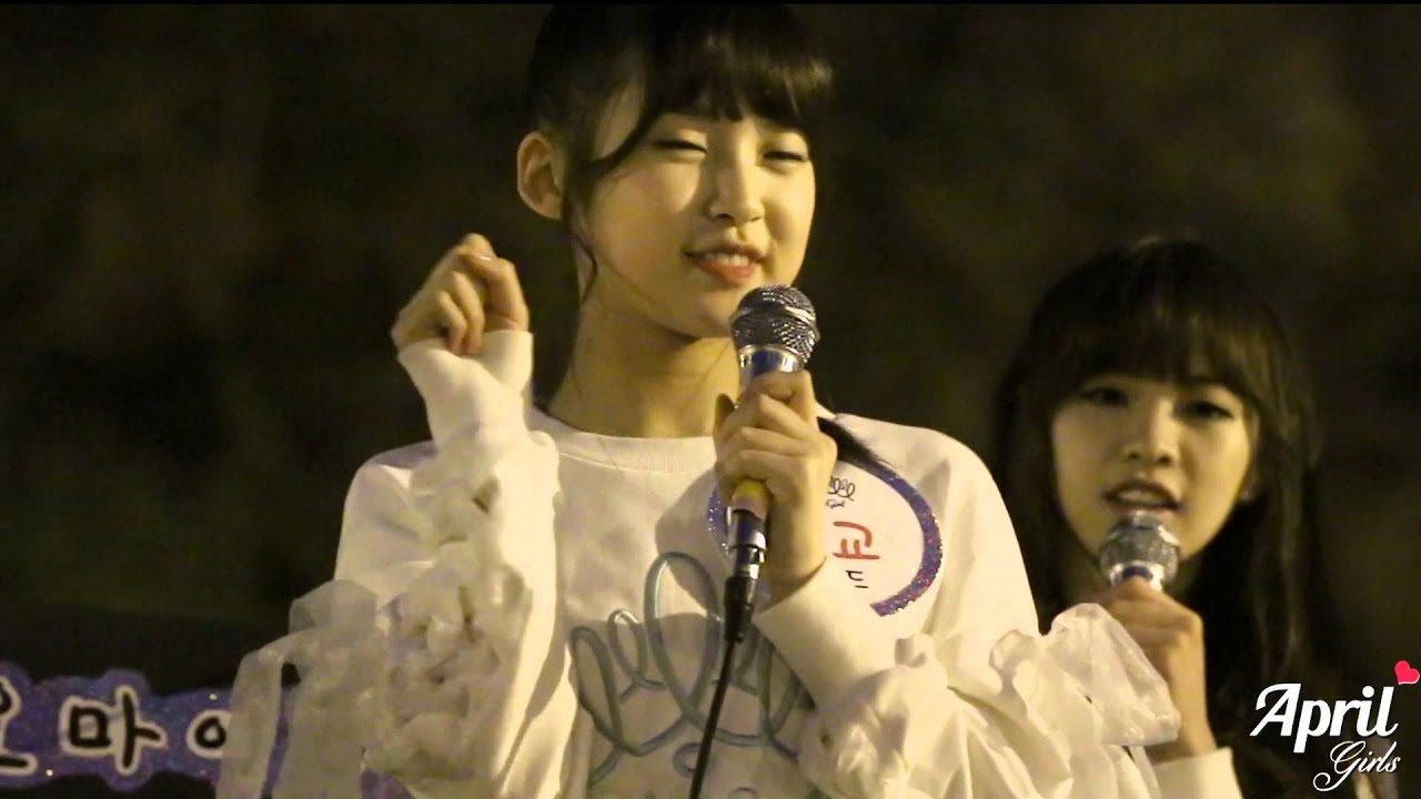 150426 OH MY GIRL 인기가요 팬미팅 - 애교 큐피드 아린 (귀요미송)