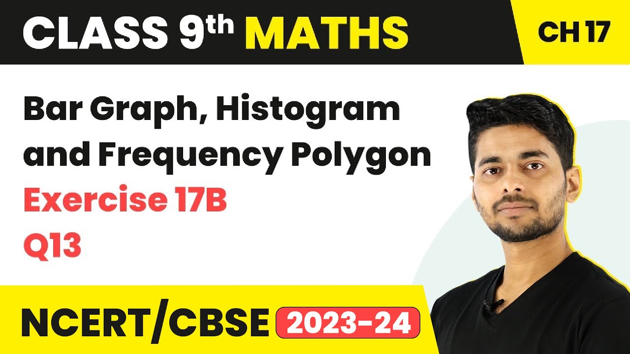 Exercise 17B Question 13 - Bar Graph, Histogram and Frequency Polygon | Class 9 Maths Chapter 17
