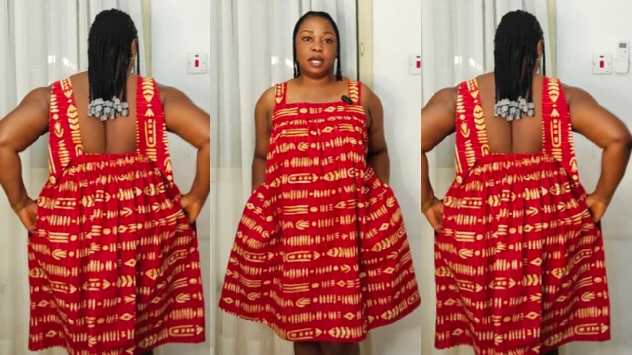 How to sew a LOW BACK/BACKLESS ELASTIC RUFFLE DRESS