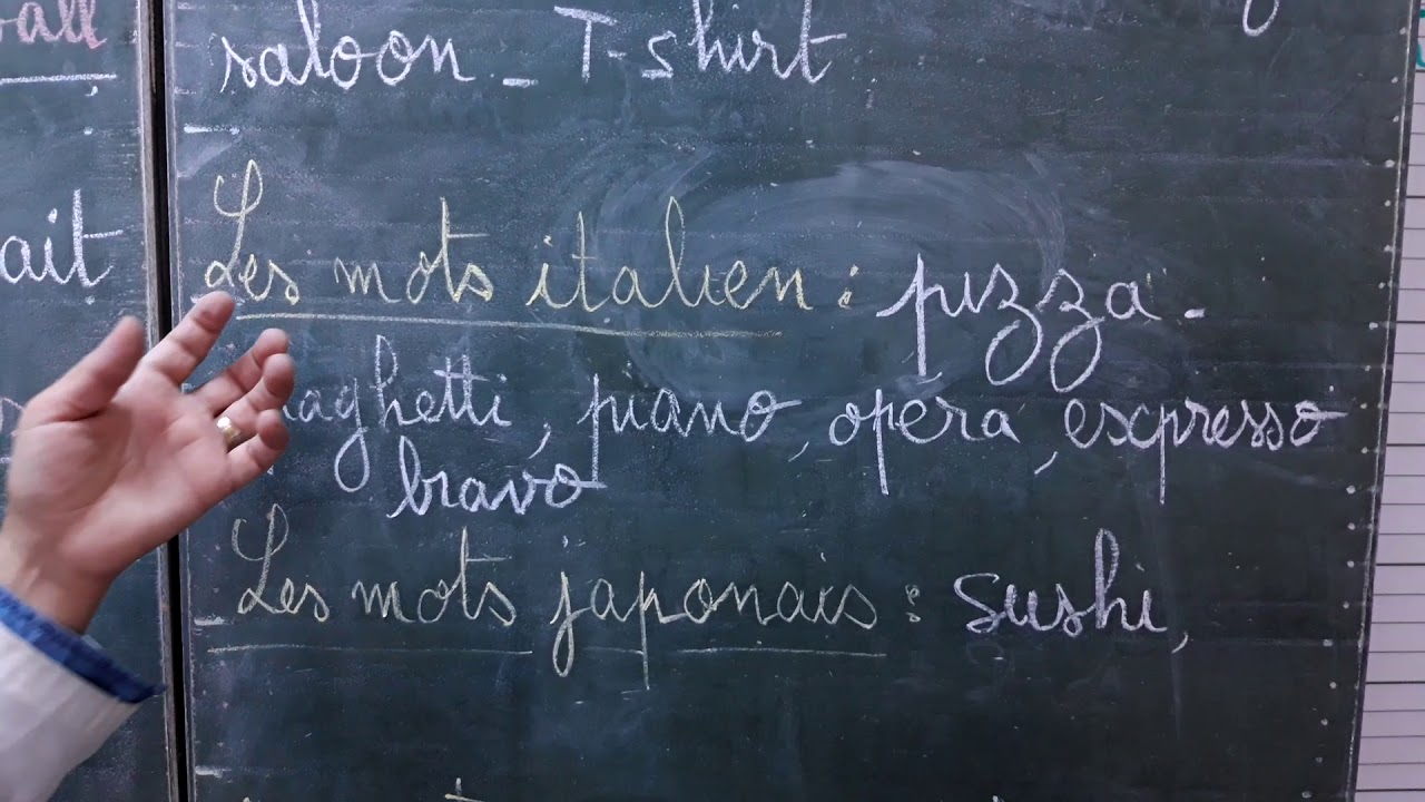 14/05/2020 - CM2, Français, Vocabulaire   Les mots d'origine étrangère