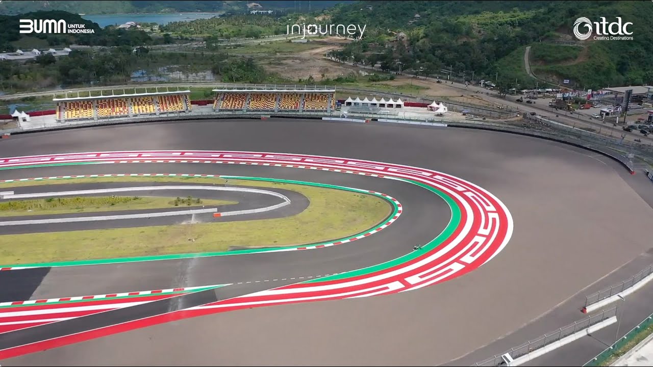 Aerial View Mandalika Circuit 14 March 2022