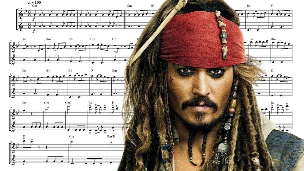He's A Pirate - Pirates of the Caribbean | OBOE & CLARINET DUET Sheet Music