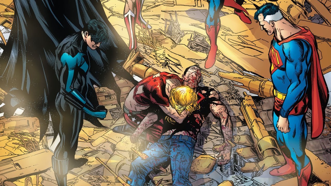 Superboy-Prime Kills Superboy