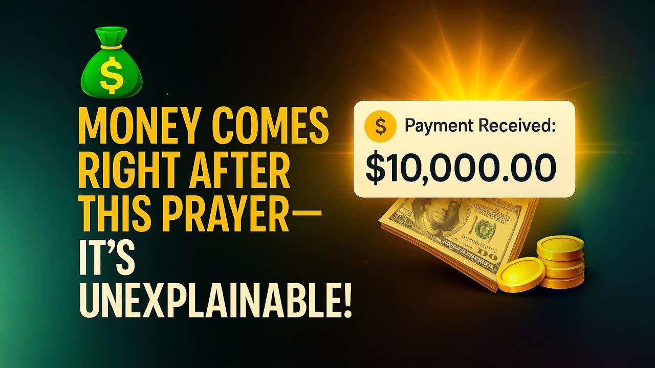 JUST SAY THIS PRAYER —MONEY WILL POUR IN FASTER THAN YOU CAN IMAGINE! EVERY FINANCIAL DOOR WILL OPEN