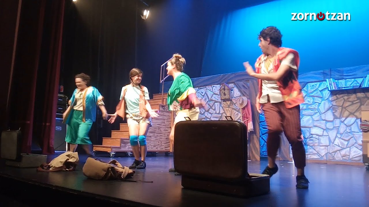 Escena de 'Munduari itzulia 80 egunetan' de Glu Glu Produkzioa