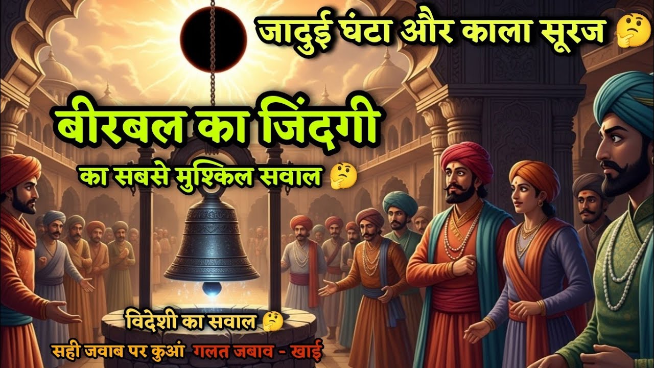 सही जवाब पर 'कुआं', गलत पर 'खाई'? 😱 बीरबल की जिंदगी का सबसे मुश्किल सवाल! | Akbar Birbal Story 