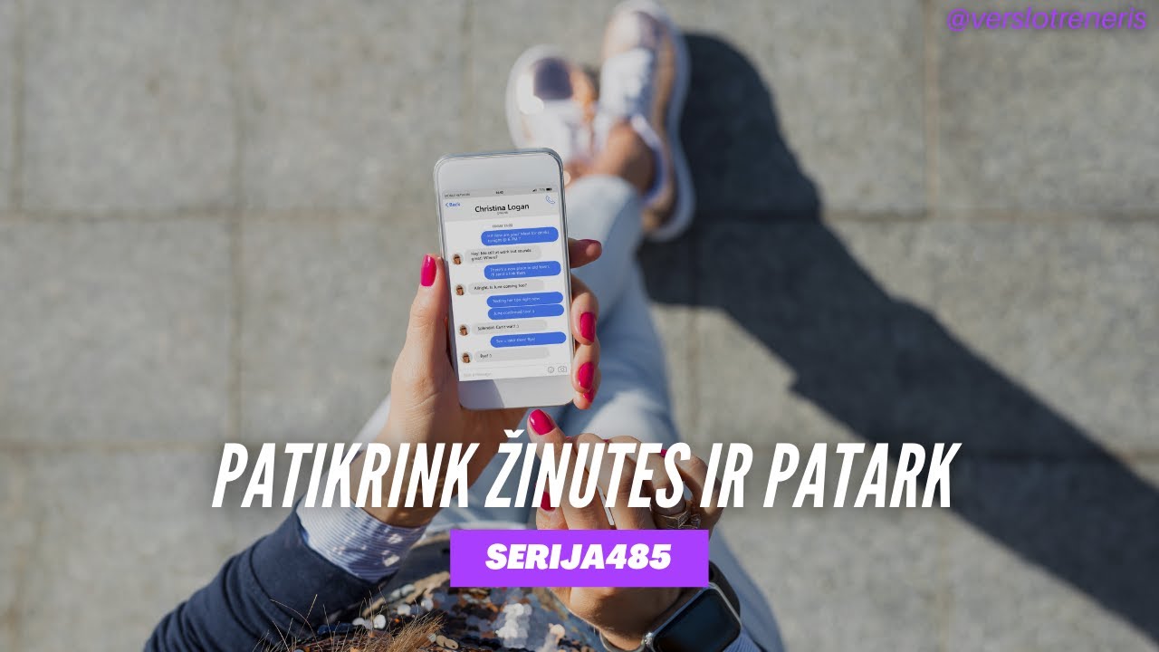 Serija485 Kaip padėti komandos nariui jei NEVEIKIA ŽINUTĖS? 🤝