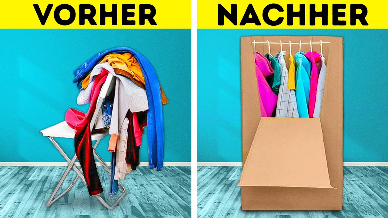 Brillante Ideen um dein Haus zu organisieren || Einfache DIY-Basteleien f&uuml;r dein Zuhause
