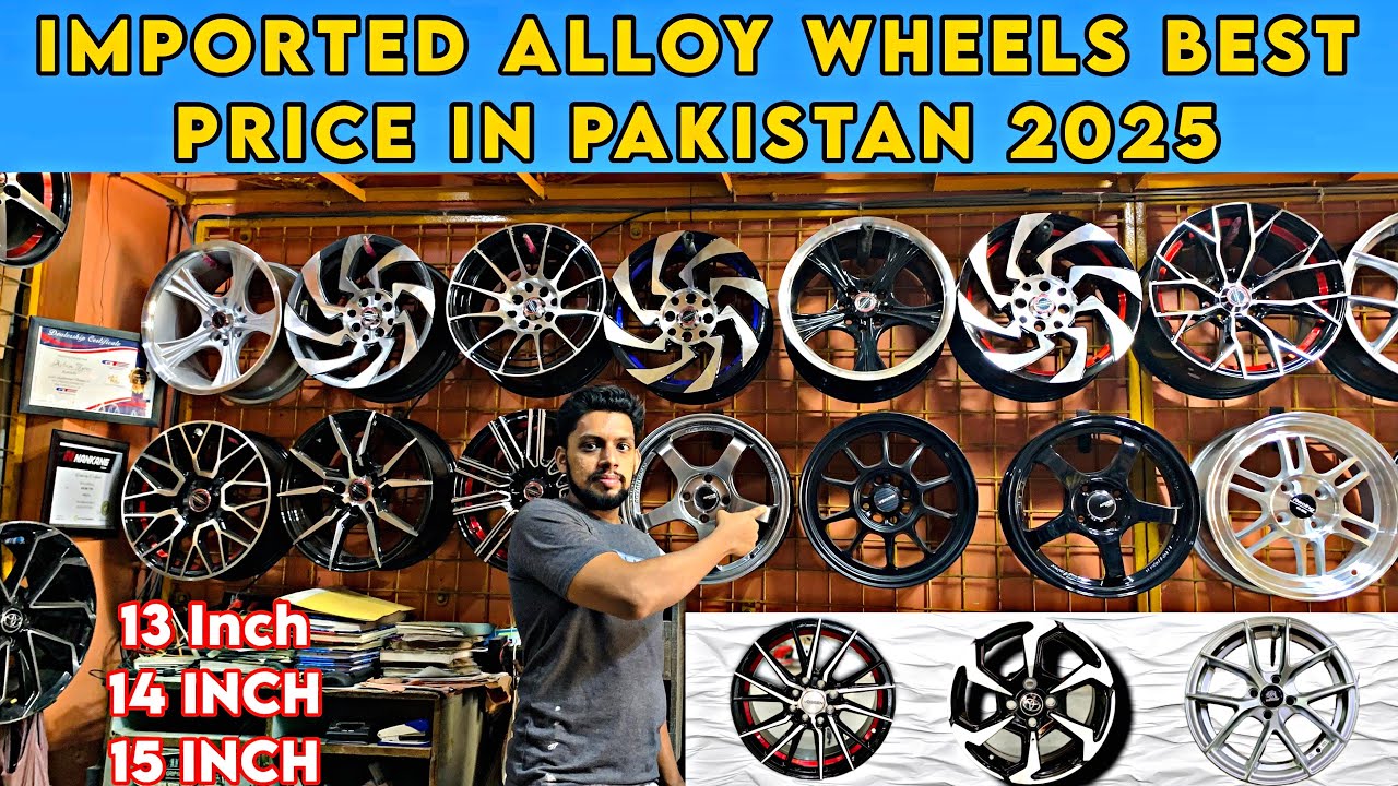 Imported Alloy Rims Full Range 2025 | Honda,Toyota,Suzuki | Latest Designs & Prices 😍