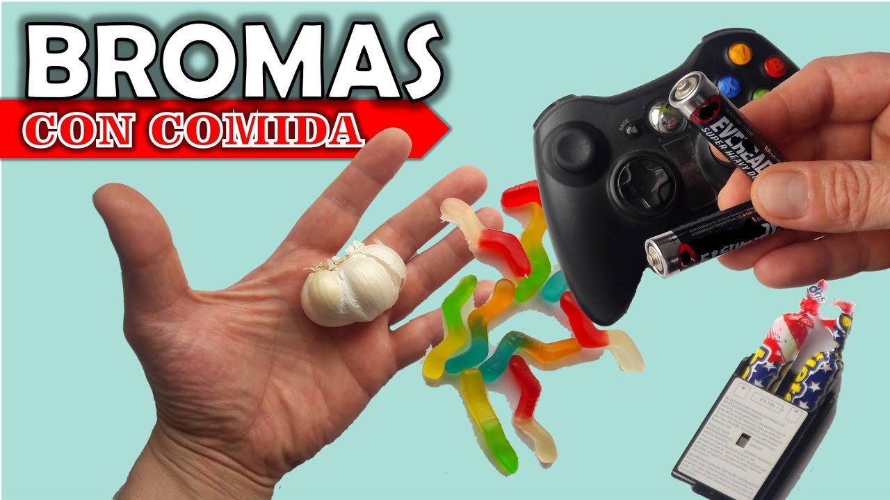 5 BROMAS CON COMIDA - Bromas F&Aacute;CILES para hacer en CASA