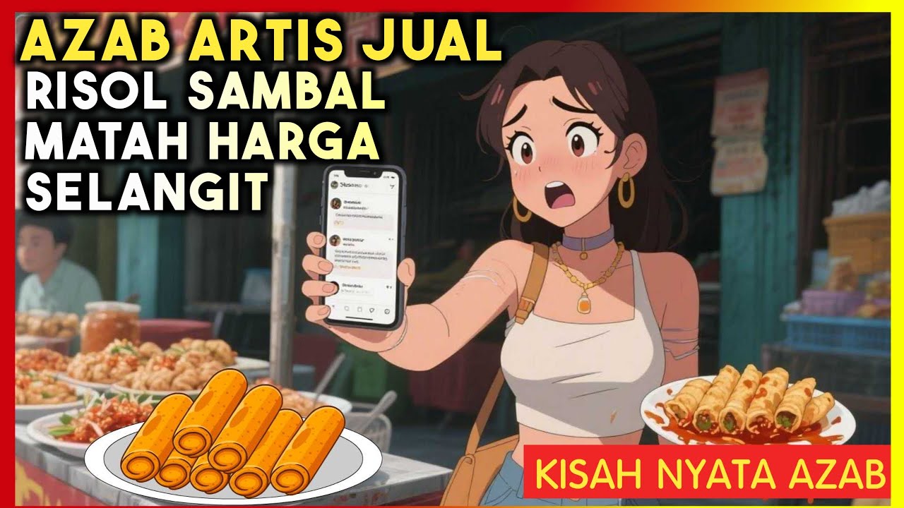 AZAB ARTIS JUAL RISOL SAMBAL MATAH HARGA SELANGIT | ANIMASI AZAB