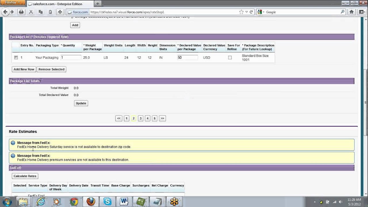 Fedex Integration