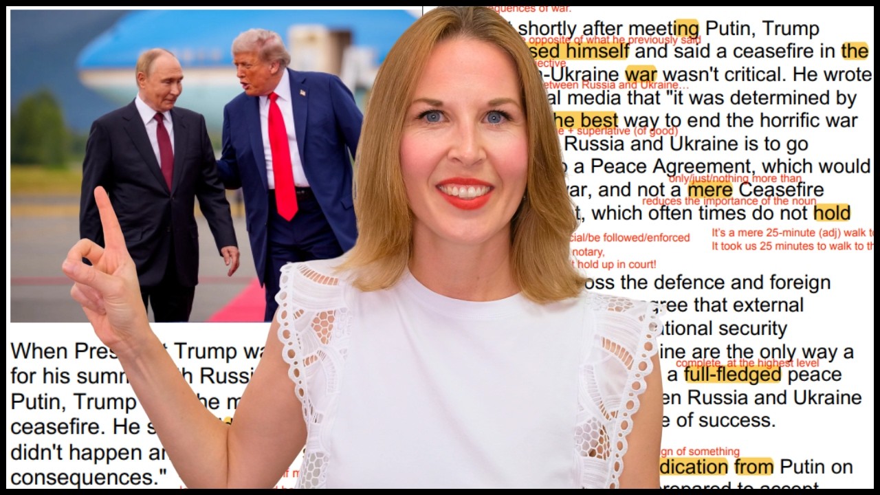 Встреча Трампа и Путина на Аляске: учите английский с помощью новостей