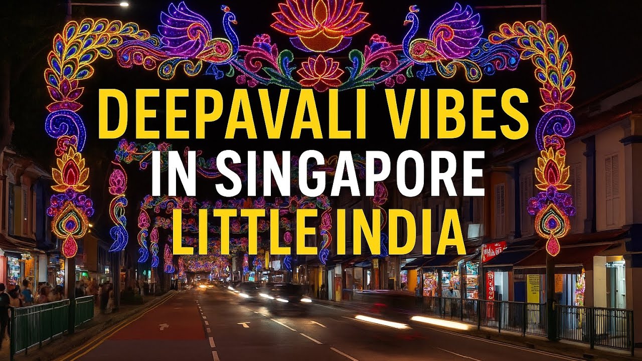 ✨ Singapore Little India Deepavali 2025 | Festive Lights, Shopping & Street Vibes 🎉