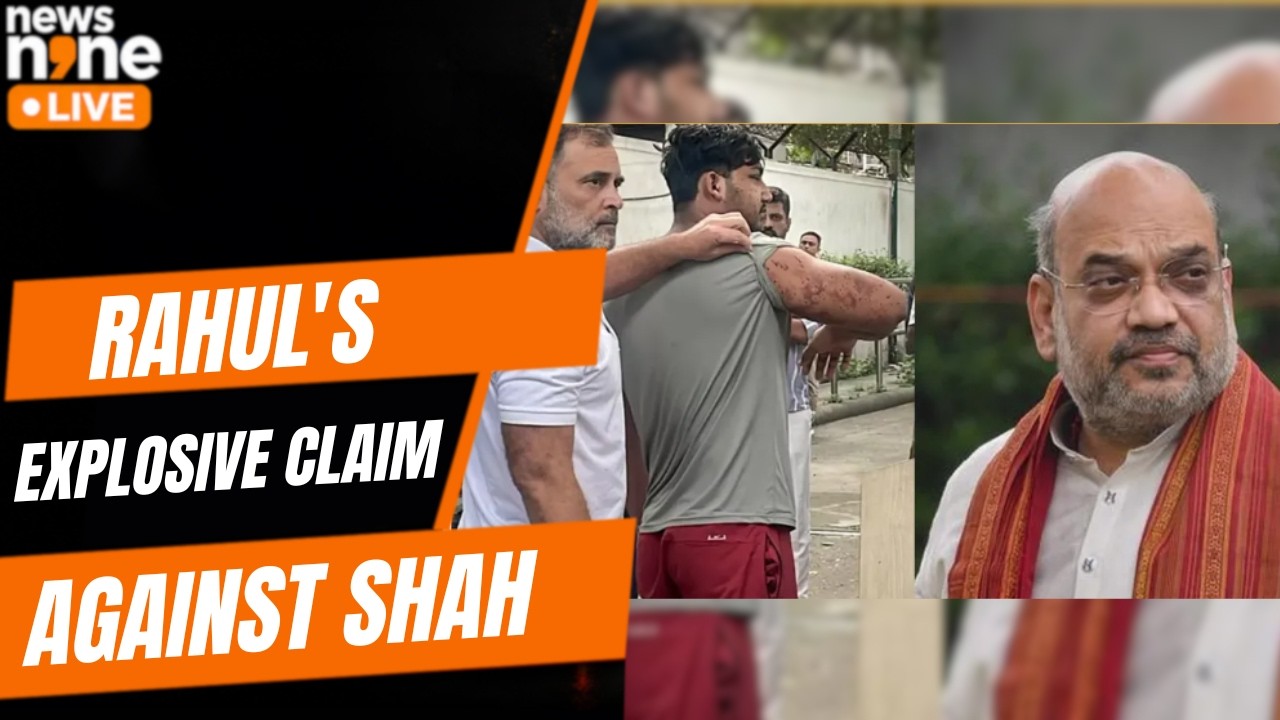 Rahul Gandhi&rsquo;s Explosive Claim Against Amit Shah Over Student Protest Action | News9