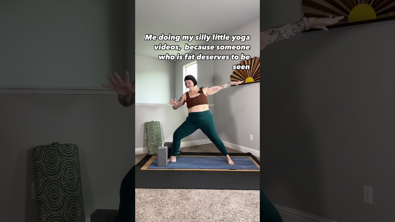 Plus Size Yoga #yogaforbeginners #yoga
