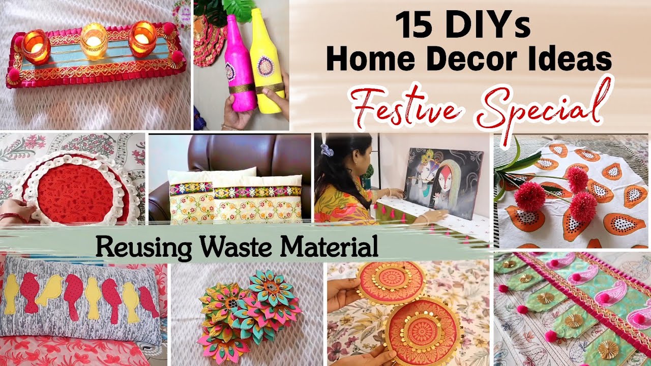 15 Genius Home Decor Ideas Using Things You Already Have ♻️Turn Waste Into Beautiful Home Decor!