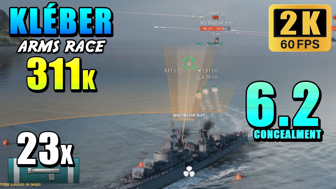 Kléber - Great torpedo boat with Legendary upgrade