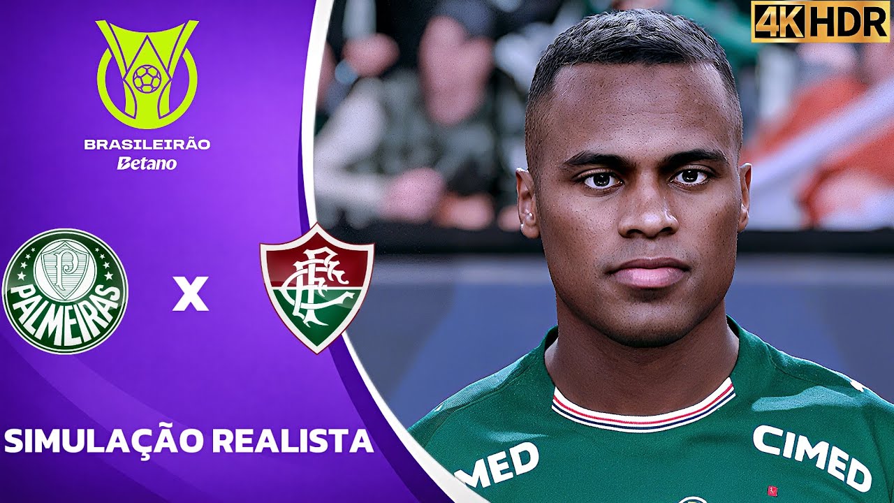 Palmeiras vs Fluminense | Brasileirão 2026 | Simulação 4K 60 Ultra HD (60FPS) Gogosz Patch.